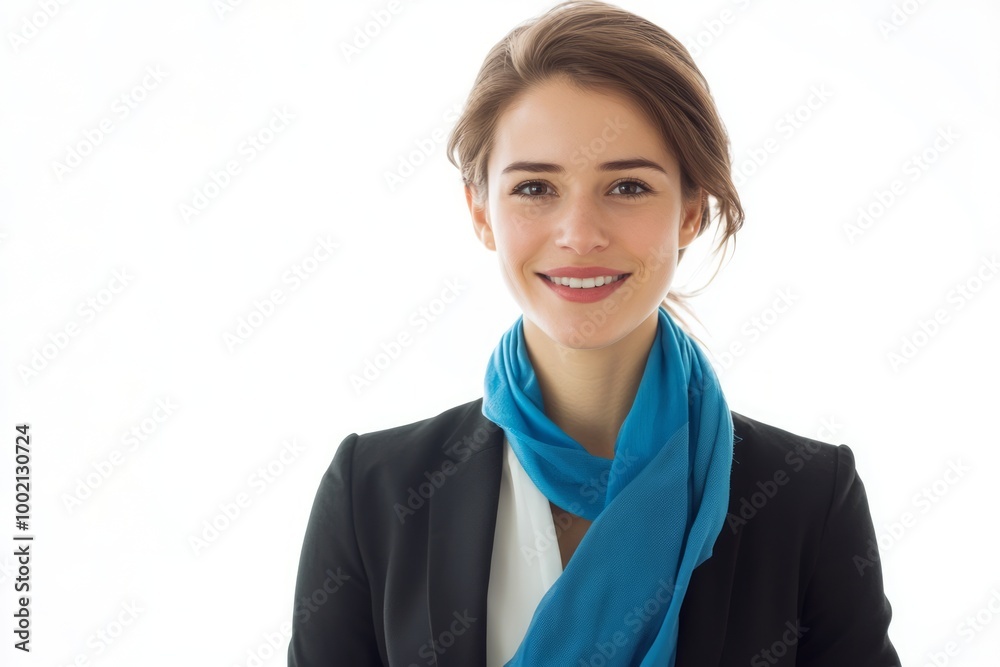 Young woman in a formal suit, exuding professionalism and confidence. Young woman in a formal suit, exuding professionalism and confidence.