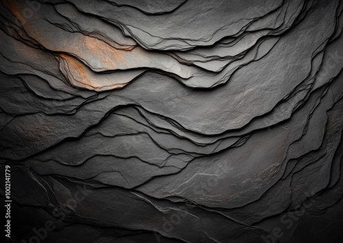 Cave stone wall texture background for graphics use. Created with Ai