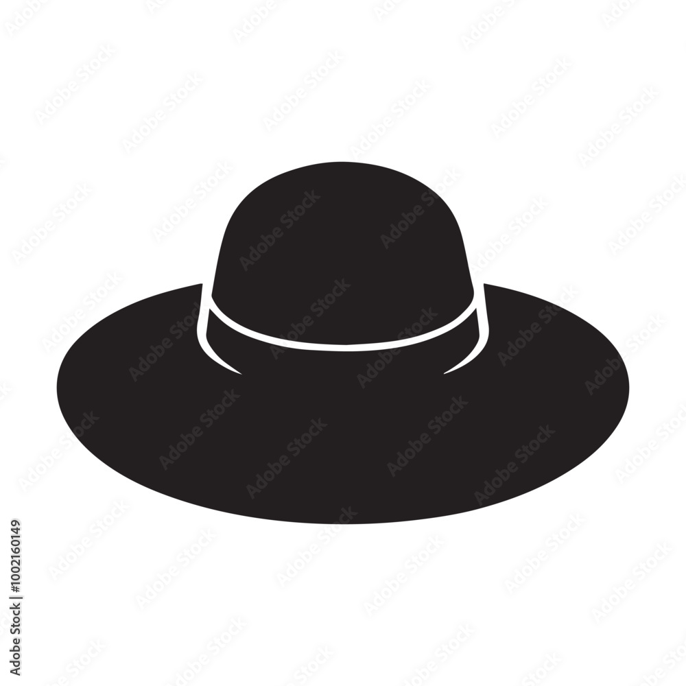 Beach Sun hat Silhouette Vector Illustration - Beach Clipart Design
Beach Sun hat Silhouette Vector Illustration - Beach Clipart Design