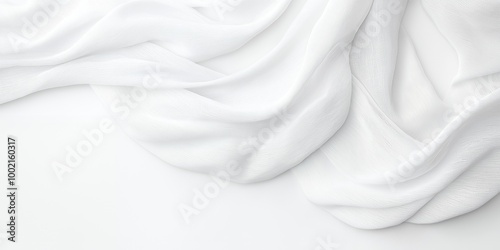 white silk background