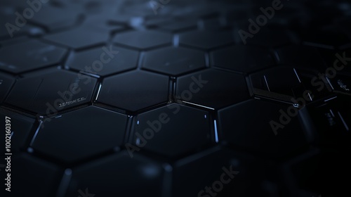 a black surface with a black background 