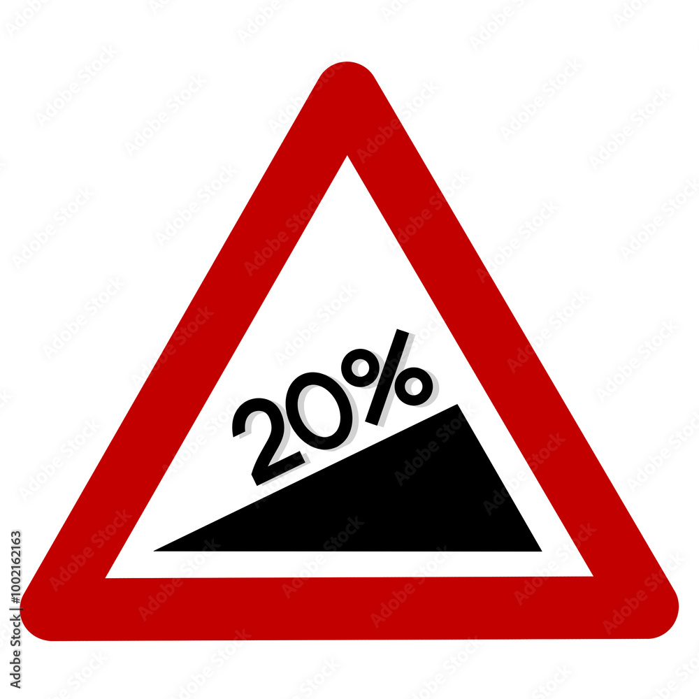 traffic sign, warning sign, Steep hill upwards, sign, road sign traffic sign, warning sign, Steep hill upwards, sign, road sign