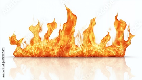 fire in the fireplace
