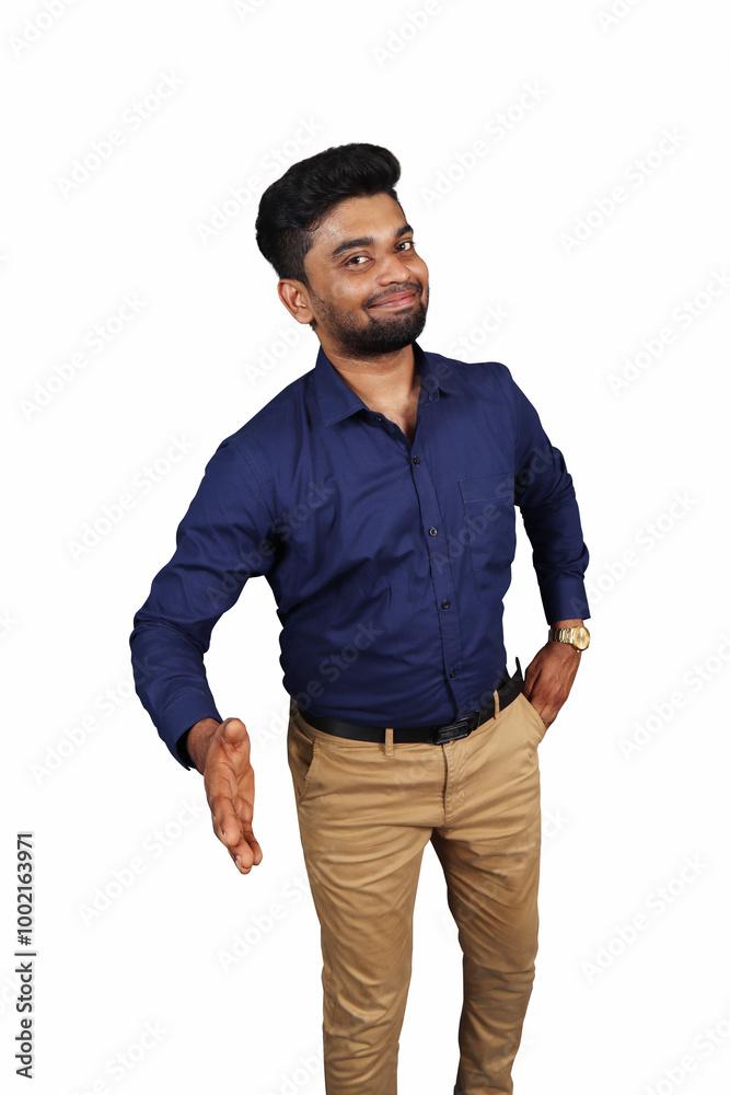 Young Businessman Sealing a Deal with a Handshake Young Businessman Sealing a Deal with a Handshake