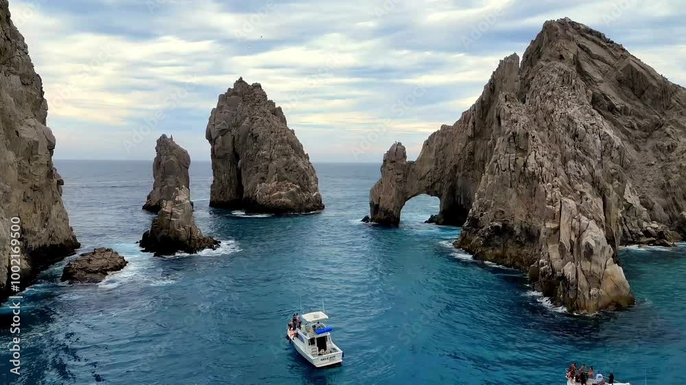  Los Cabos, cabo San Lucas Baja California, La unión de dos mares, el Océano Pacífico y el Golfo de California, donde finaliza la península en Baja California Sur