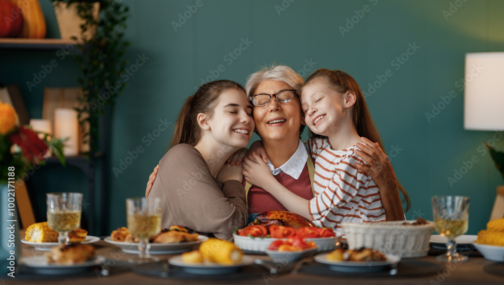 Thanksgiving Day, Autumn feast Thanksgiving Day, Autumn feast