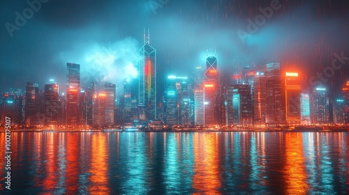 Neon Cityscape