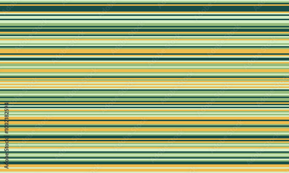 Obraz premium Geometric stripes seamless vector pattern with horizontal lines in varied colours, creating an abstract background. Ideal for textile design, wallpaper, or graphic prints.