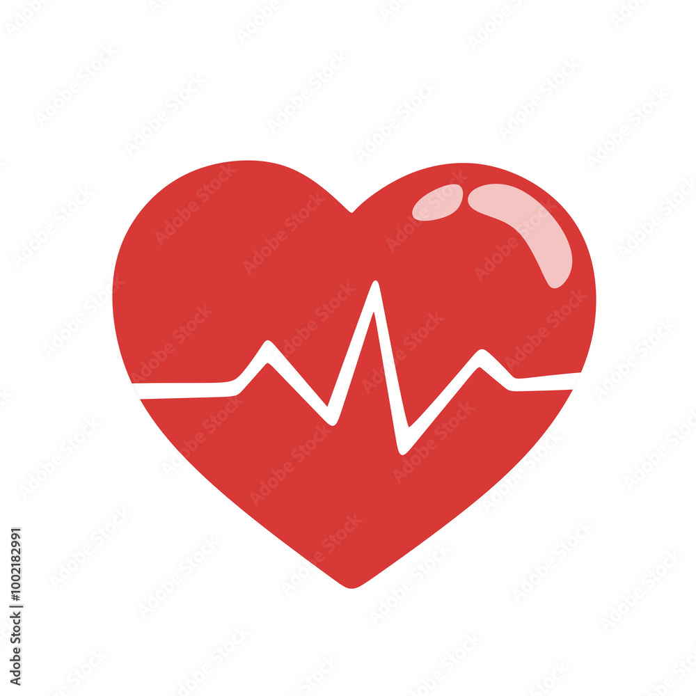 heartbeat symbol vector illustration heartbeat symbol vector illustration