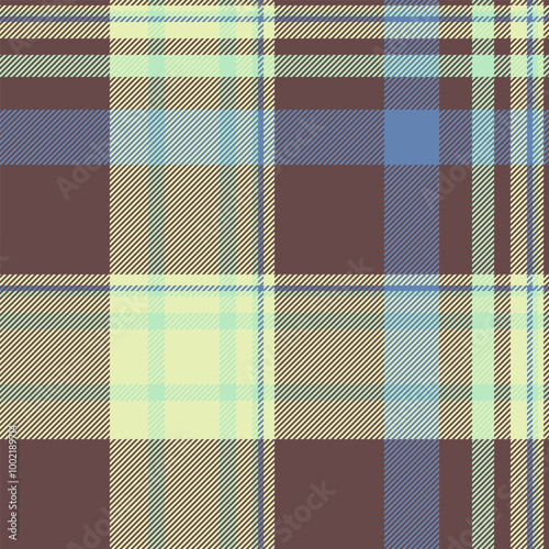 Old-fashioned check pattern seamless, yuletide background fabric plaid. Hotel textile tartan texture vector in light and pastel colors.