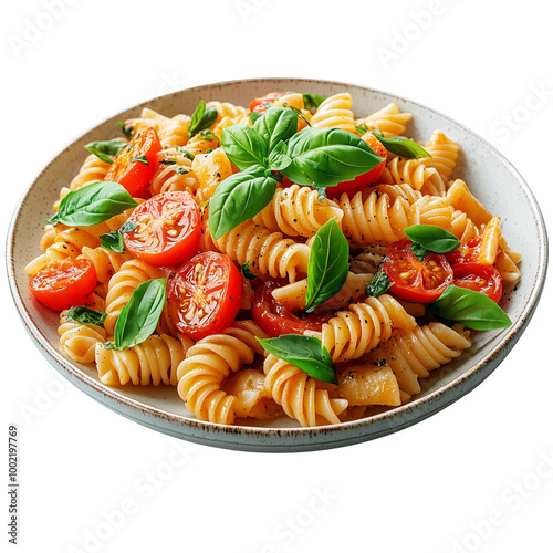 Spaghetti with Tomato and Basil