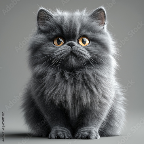 Adorable Persian Cat Close-Up