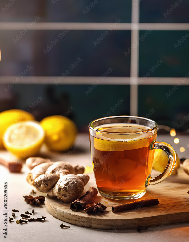 Invigorating Ginger and Lemon Tea Blend Invigorating Ginger and Lemon Tea Blend