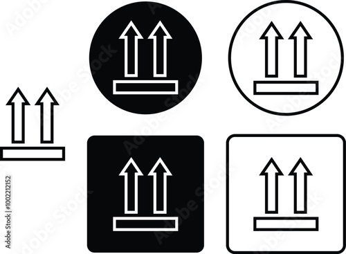 Arrow icons set in line styles for web designs or interface direction symbols isolated on transparent background. On way sipping tracking route. Road navigation guide destination vectors illustration.