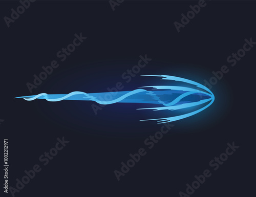 Cartoon laser gun beam. Alien combat weapon rays. Futuristic shot effect. Destructive plasma flow. Bomb blaster attack explosion. Vector game element