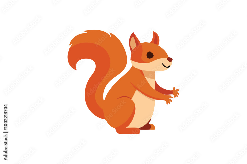 Obraz premium Cute Querol vector art and illustration