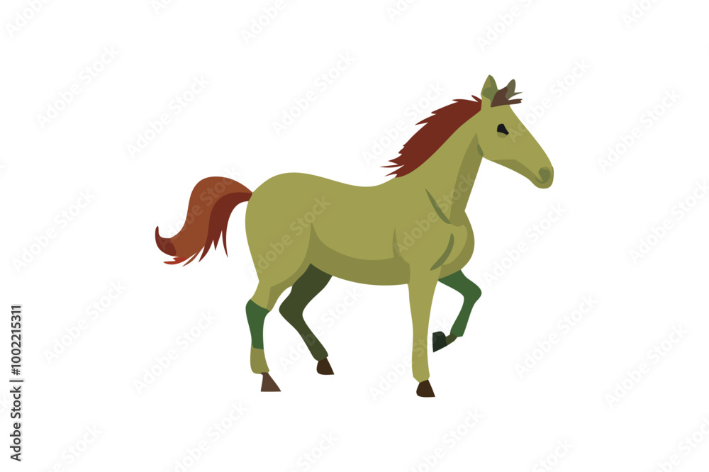 Cute Horse vector art illustration Cute Horse vector art illustration