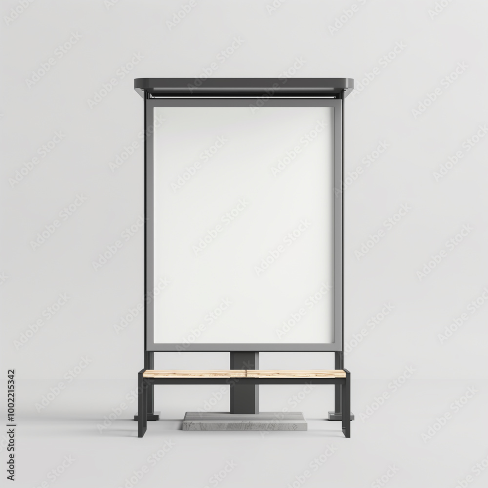 3d rendering of a blank digital billboard mockup stand on white background 3d rendering of a blank digital billboard mockup stand on white background