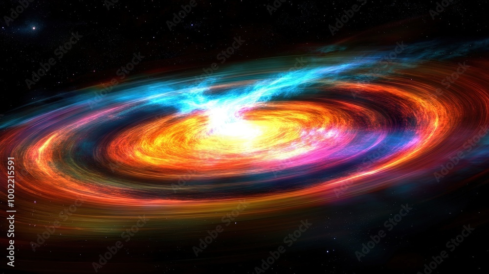 Colorful Chaos of Light Emitting from a Black Hole Colorful Chaos of Light Emitting from a Black Hole