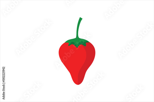  Cute chile vector art illustration  photo