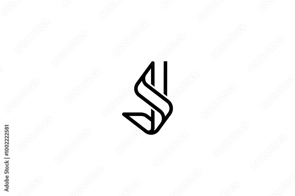 Letter JS or SJ Logo Design Vector Letter JS or SJ Logo Design Vector