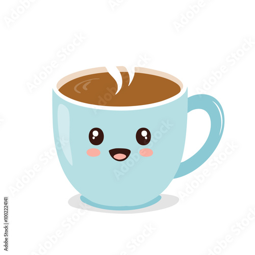 Coffee Drink Beverage Liquid Water Fresh Animation Kawaii Healthy Character
