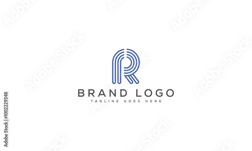 letter R logo design vector template design for brand.