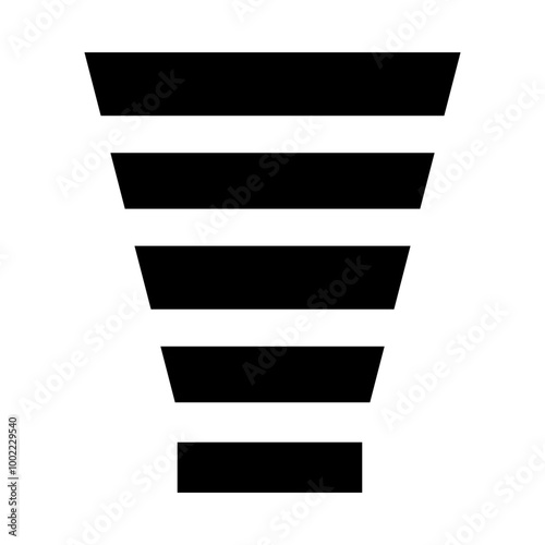Marketing funnel icon