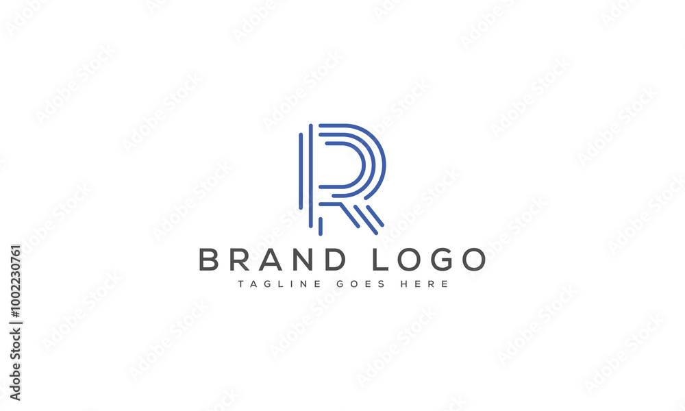 letter R logo design vector template design for brand. letter R logo design vector template design for brand.