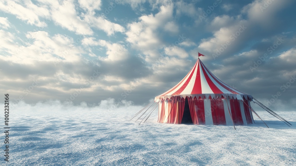 Circus Tent in a Winter Wonderland Circus Tent in a Winter Wonderland