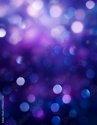 Purple and blue bokeh background