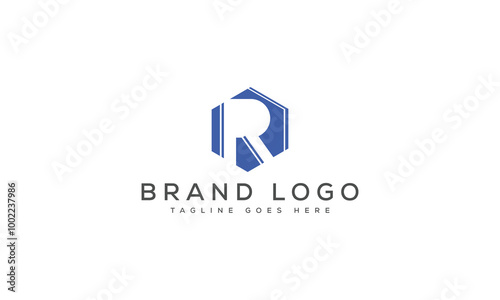 letter R logo design vector template design for brand.