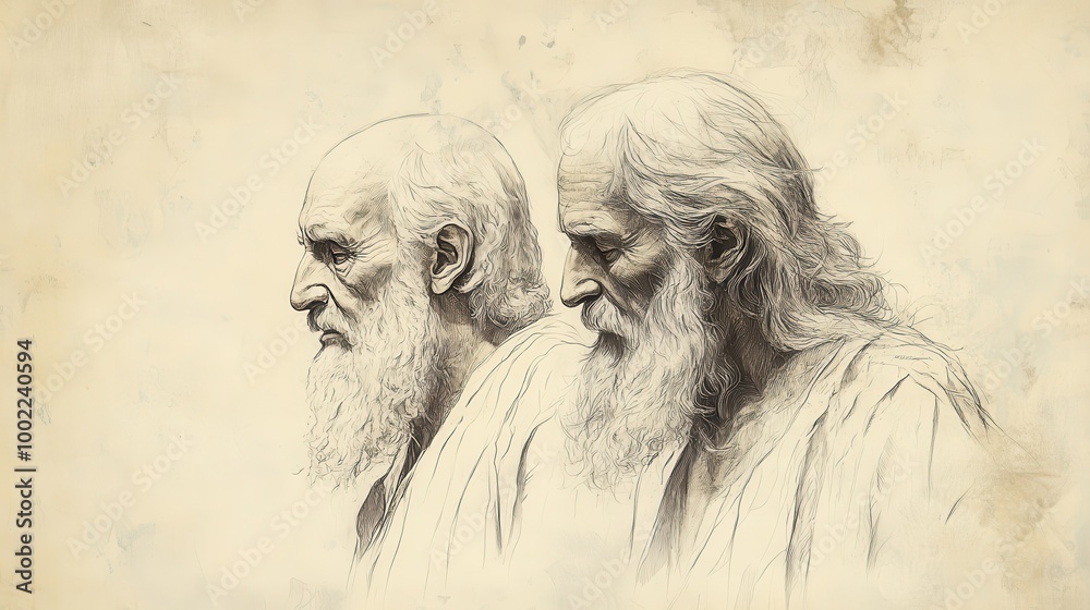 Obraz premium The Paralleled Paths of Wisdom and Folly in Ecclesiastes: Both Men Viewing the World, Yet Differently Perceived