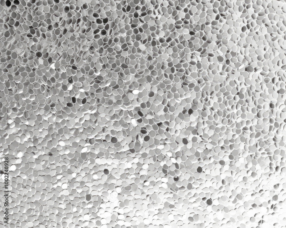Shiny silver texture flat lay background Shiny silver texture flat lay background