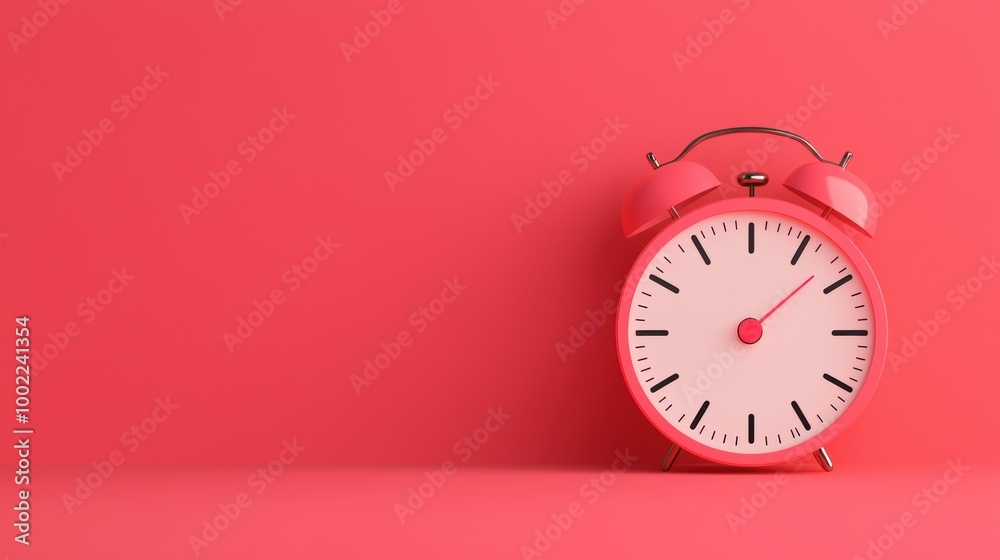 charming 3d alarm clock icon with soft edges and a smiling face, representing the concept of meeting deadlines and achieving goals in a delightful manner charming 3d alarm clock icon with soft edges and a smiling face, representing the concept of meeting deadlines and achieving goals in a delightful manner