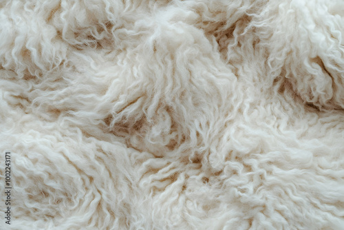 Abstract White Fur Texture Background