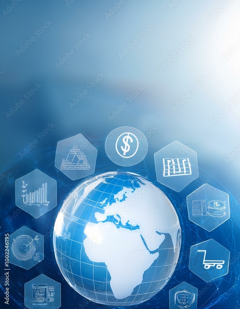 Global business icons Global business icons