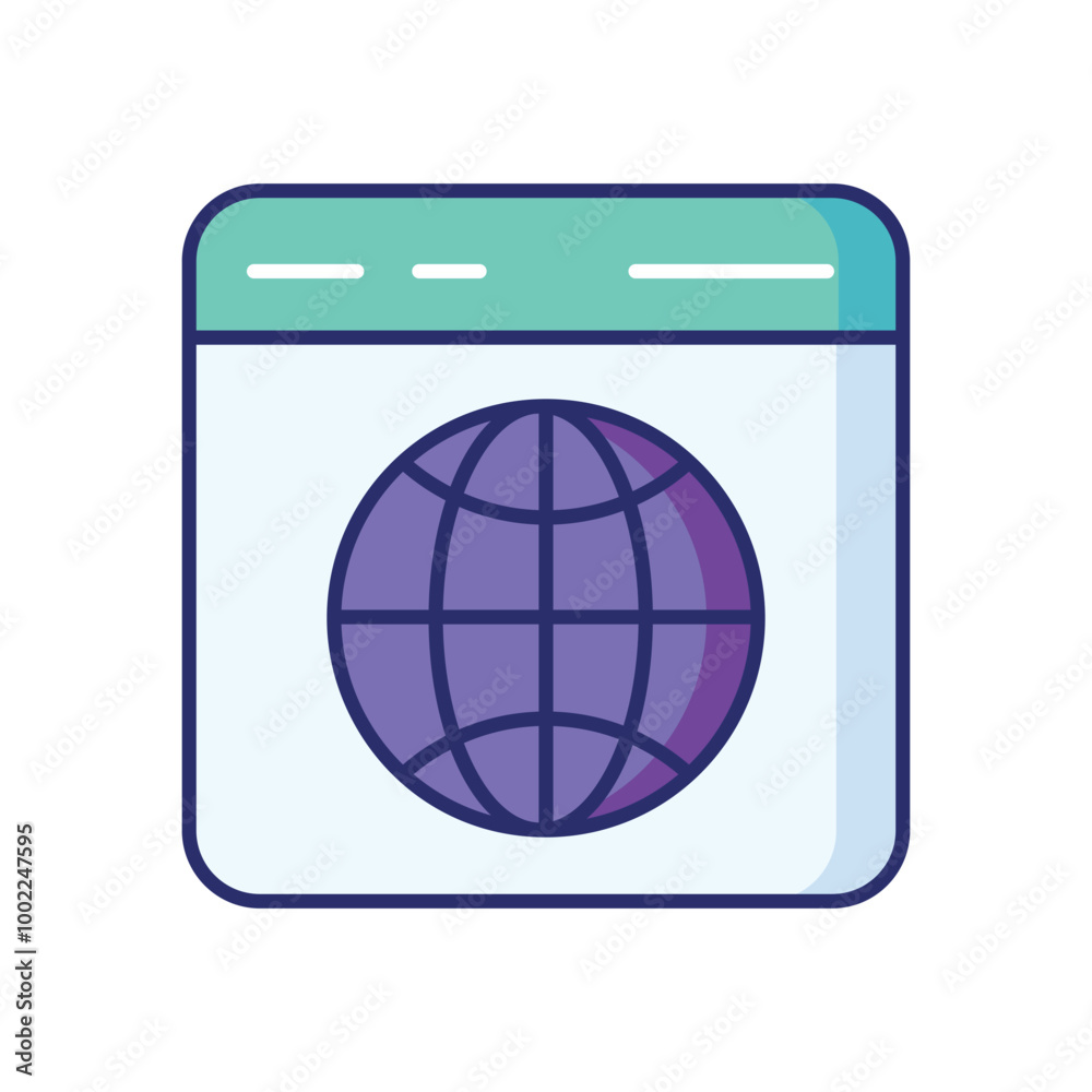 Favicon vector icon stock illustration Favicon vector icon stock illustration