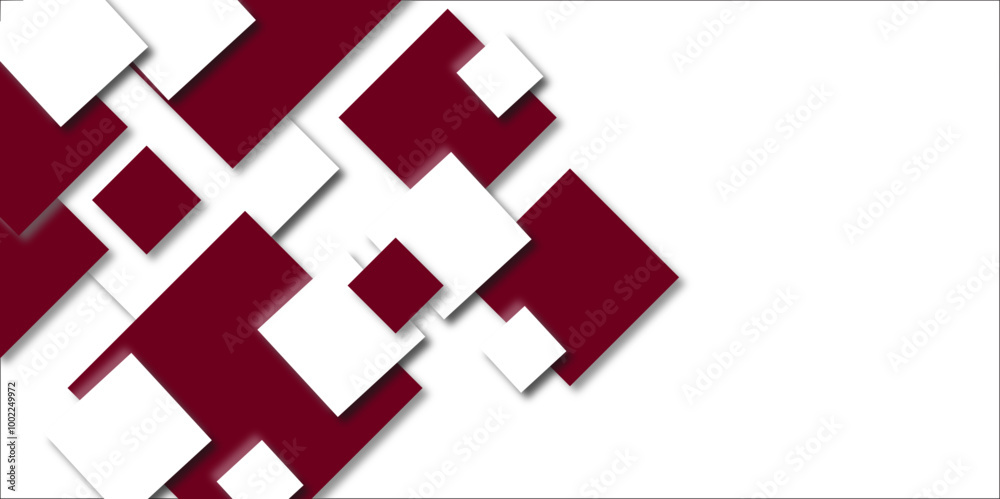 Modern white and red paper texture seamless abstract technology line rectangle background. Decorative web layout or poster, banner. white vector abstract background with white square. Modern white and red paper texture seamless abstract technology line rectangle background. Decorative web layout or poster, banner. white vector abstract background with white square.