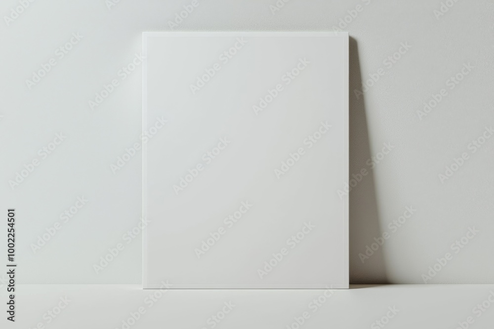 A3 Poster Mockup on White Background created with Generative AI A3 Poster Mockup on White Background created with Generative AI