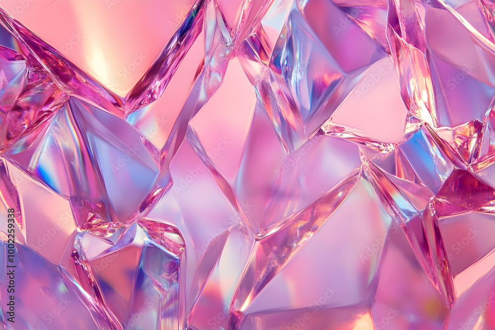 Abstract Purple Iridescent Crystal Texture Background Abstract Purple Iridescent Crystal Texture Background