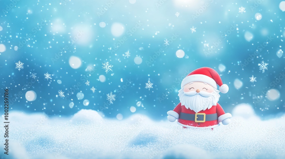 A snowman wearing a red hat A snowman wearing a red hat