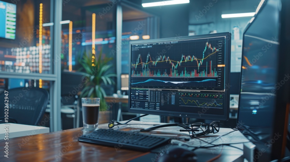 Live Stock Market Data and Trend Analysis on Computer