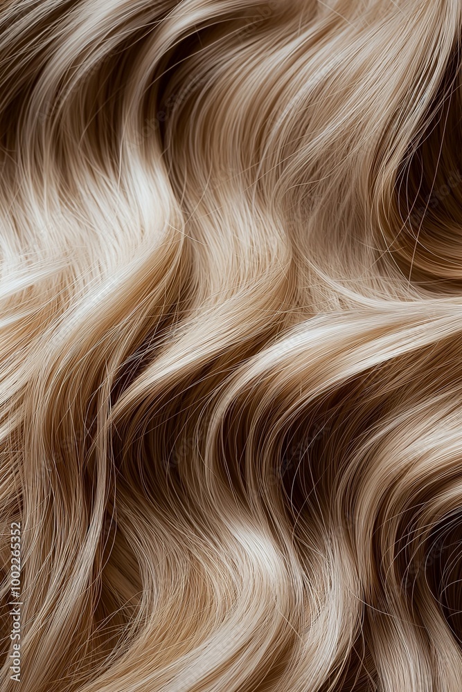Closeup of a woman's hair color and texture Closeup of a woman's hair color and texture