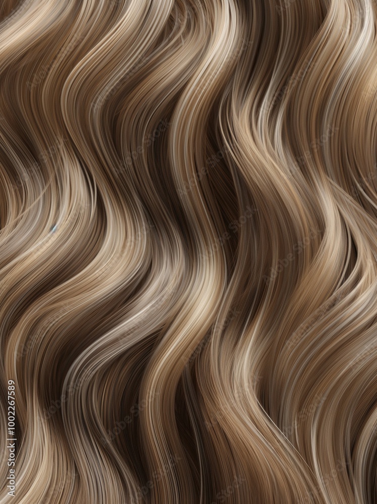 Closeup of a woman's hair color and texture Closeup of a woman's hair color and texture