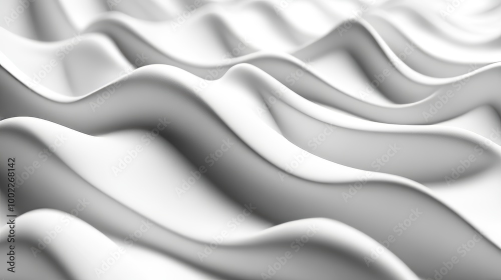 A smooth, wavy pattern in a high-definition 4K image.