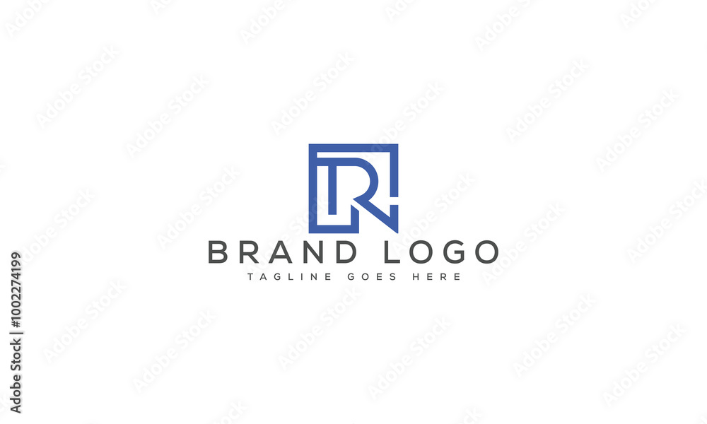 Fototapeta premium letter RN logo design vector template design for brand.
