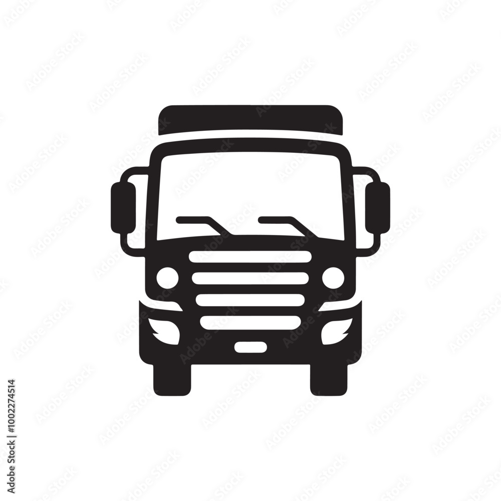 Sleek Truck Lorry Silhouette on White Background: A Versatile Graphic Element Perfect for Branding, Transport Marketing, and Illustrative Design Applications Sleek Truck Lorry Silhouette on White Background: A Versatile Graphic Element Perfect for Branding, Transport Marketing, and Illustrative Design Applications