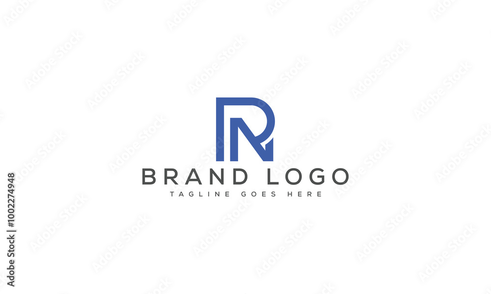 letter RN logo design vector template design for brand. letter RN logo design vector template design for brand.