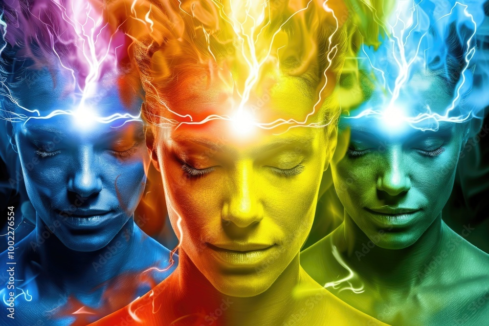 Obraz premium Embracing the positive energy with open arms creating affirmative sensations feeling energized